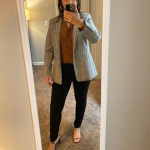 Banana Republic Plaid Blazer Glen NWOT 12